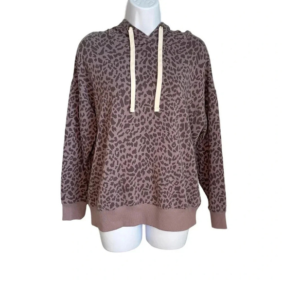 Buffalo David Bitton Animal Print Hoodie - Size S - Cozy Oversized Sweatshirt - Picture 8 of 11